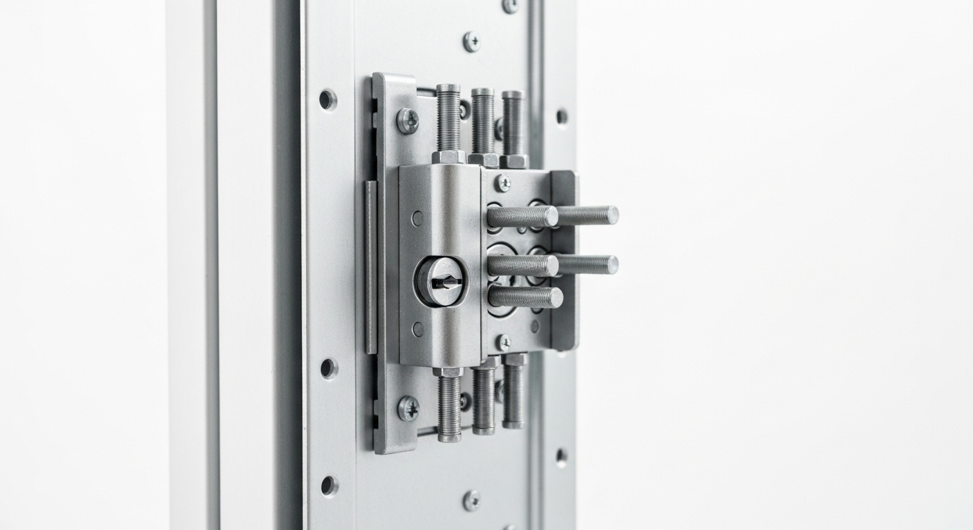 mecanisme-securite-porte-dierre.png Mécanisme de serrure haute sécurité d'une porte blindée DIERRE avec cylindres de protection renforcés